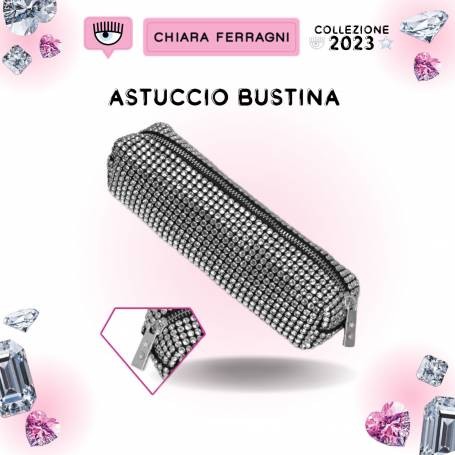 ASTUCCIO BUSTINA CON STRASS FERRAGNI 19,5X7,5X5,5