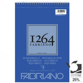 BLOCCO FABRIANO ACQUERELLO A4 300 GR. 30 FF. SPIRALATO 19100639