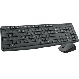 TASTIERA LOGITECH WIRELESS+MOUSE MK 235 