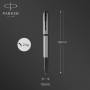 PARKER PENNA IM ROLLER GRIGIO OPACA RIFI NITURE NERE 2127751