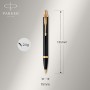 PARKER PENNA IM SFERA NERA LUCIDA RIFINI TURA ORO 1931666