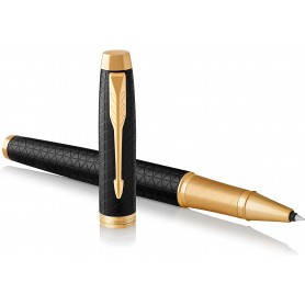 PARKER PENNA IM PREMIUM ROLLER NERA RIFI NITURE ORO 1931660