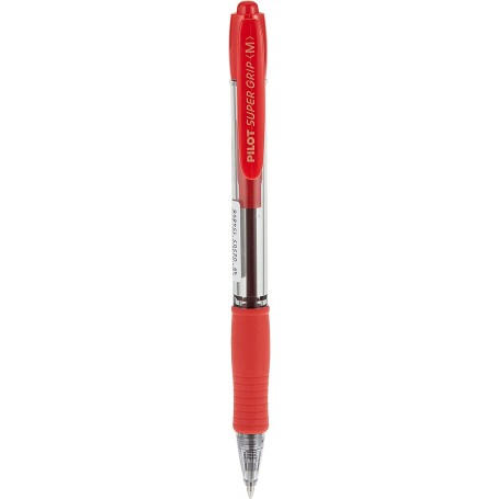 PENNA PILOT SUPERGRIP MEDIA SCATTO ROSSO 