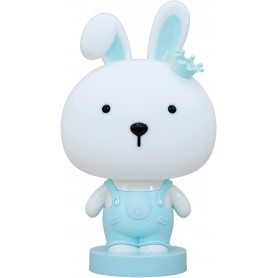 LAMPADA ACCHIAPPASOGNI LED BUNNY AZZURRA 