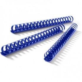 DORSI PLASTICI SPIRALE 100PZ BLU MM12 