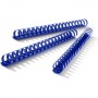 DORSI PLASTICI SPIRALE 50PZ BLU MM25 