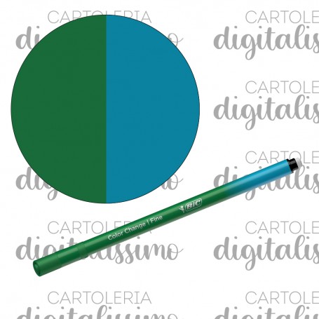 PENNA BIC INTENSITI COLOUR CHANGE V/AZZU VERDE - AZZURRO 3086123670235