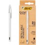 PENNA BIC CRISTAL METALLO NERA + 2 REFIL 