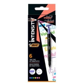 EVIDENZIATORE BIC INTENSITI DUAL TIP 6PZ 