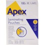 POUCHES 100PZ A4 125 MICRON APEX FELLOWE 