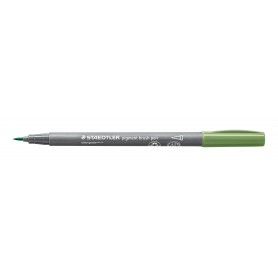 PENNARELLO STAEDTLER PIGMENT BRUSH O.VER VERDE OLIVA 371-57