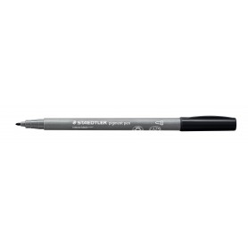 PENNARELLO STAEDTLER PIGMENT PEN NERO IN NERO INTENSO 376-99