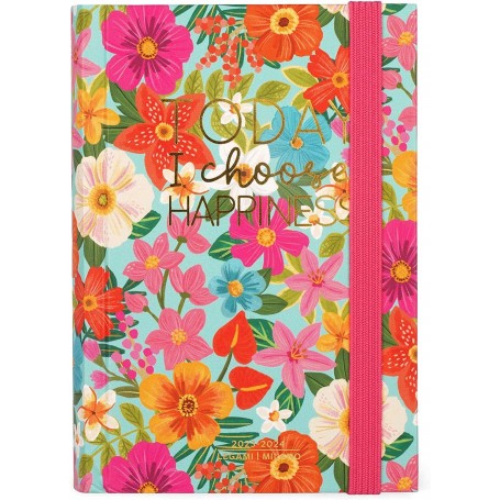 AGENDA LEGAMI 9,5X14 FLOWERS AG2416023 16 MESI