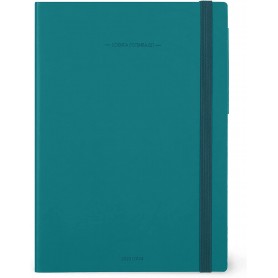 AGENDA LEGAMI DEL PROFESSORE 17X24 VERDE SETTIMANALE 13 MESI