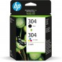 CARTUCCIA ORIGINALE HP 3JB05 304 MULTIPA C BK-C