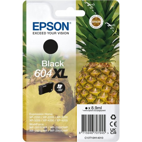 CARTUCCIA ORIGINALE EPSON T10H14010 604 XL BK