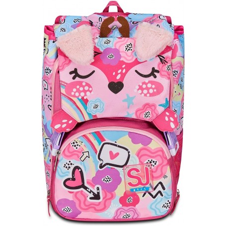 ZAINO SJ SDOPPIABILE GANG PINKHUGS GIRL ROSA