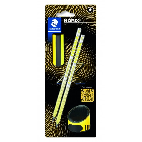 MATITA/GOMMA/TEMP. STAEDTLER NORIX HB GI GIALLO