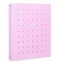 RACCOGLITORE 4 ANELLI 22X30 H30 COLOURBO PIN IT ROSA