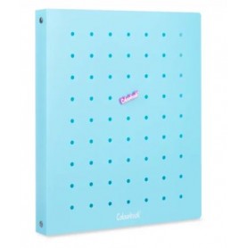 RACCOGLITORE 4 ANELLI 22X30 H30 COLOURBO PIN IT SKY BLUE