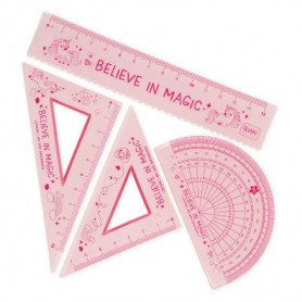 SET DI GEOMETRIA LEGAMI FLESSIBILE UNICO UNICORNO
