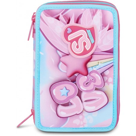 ASTUCCIO 3 CERNIERE SJ GANG PLUSHY RABBT RABBIT ROSA