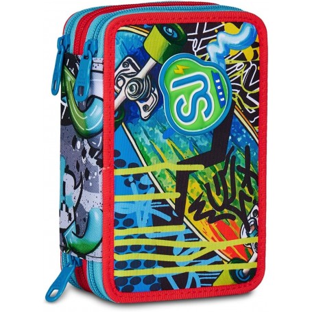 ASTUCCIO 3 CERNIERE SJ GANG HARKY SKATE BLU