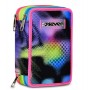ASTUCCIO 3 CERNIERE SEVEN WRITE DOWN ASS BLU E VIOLET