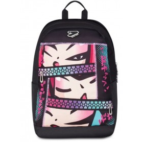 ZAINO SEVEN REVERSIBILE JAPAN MOOD ROSA COLORI ASSORTITI CON CUFFIE WIRELESS