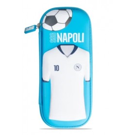ASTUCCIO OVALE RIGIDO NAPOLI AZZURRO 