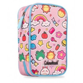ASTUCCIO 3 CERNIERE COLOURBOOK STICKERS ABSTRACT