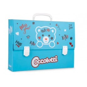 POLIONDA D.8 27X38 2 CHIUSURE COCCOLOTTI LOVE AZZURRA