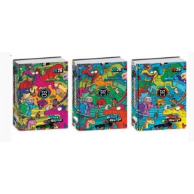 DIARIO BASTARDI DENTRO 2025/26 16M 13X18 COLORE ASSORTITI SPECIAL DRAGO