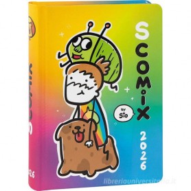 DIARIO COMIX SCOMIX SIO 2025/2026 16 M. 12X16,5 DISEGNO SCOMIX 73505