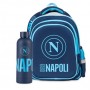 ZAINO COLOURBOOK SSC NAPOLI ESTENSIBILE CON BORRACCIA IN OMAGGIO BLU