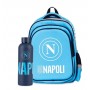 ZAINO COLOURBOOK SSC NAPOLI ESTENSIBILE CON BORRACCIA IN OMAGGIO AZZURRO