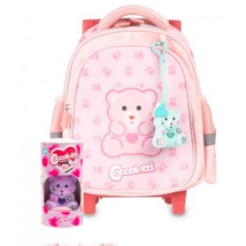 ZAINO ASILO TROLLEY COCCOLOTTI CLASSIC R ROSA CON COCCOLOTTO IN OMAGGIO