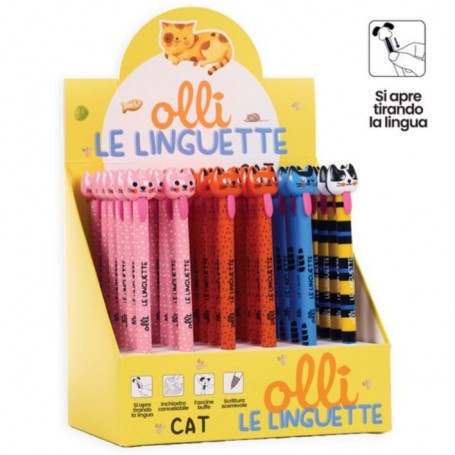 PENNA CANCELLINA OLLI LE LINGUETTE CAT B BLU