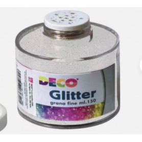 GLITTER CWR GRANA FINE 120 ML BIANCO IRI IRIDE
