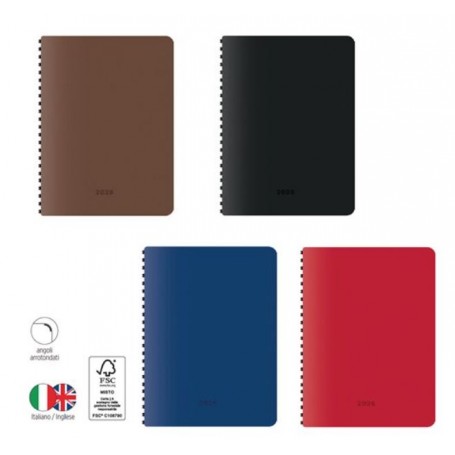 AGENDA CARTOMANIA 15X21 EASY WIRE GIORNA GIORNALIERA COLORE ASSORTITI