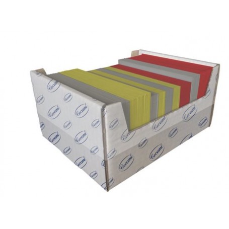 BUSTA METALL. CON BIGLIETTO F.TO 9X14 150 PZ