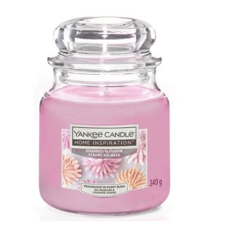 CANDELA YANKEE MEDIA 340GR. SUGARED BLOS BLOSSOM