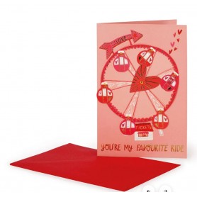 BIGLIETTO AUGURALE LEGAMI GREETING CARD GREETING CARD WITH APPLICATION