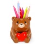 PORTAPENNE IN CERAMICA LEGAMI TEDDY BEAR 