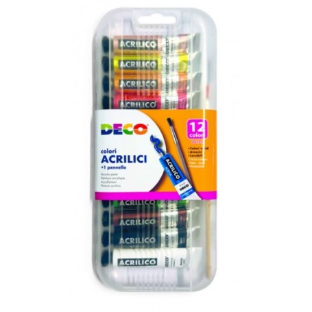 COLORI ACRILICI CWR CONF.12 PZ 