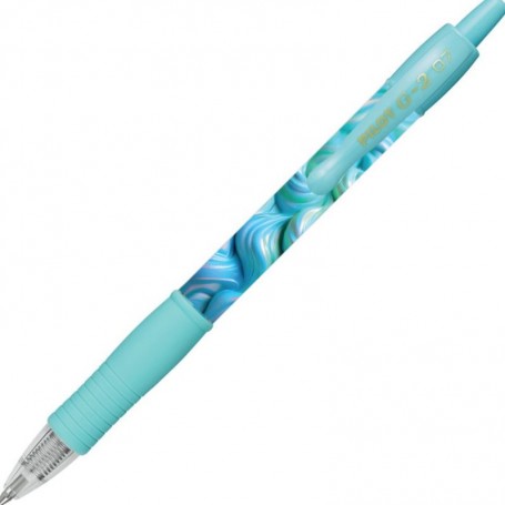 PENNA PILOT G2 0,7 MM BLU TEMA FLOW BLUB BLUEBERRY SWIRL