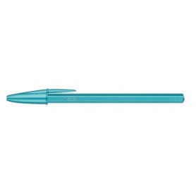 PENNA BIC CRISTAL GLACE TURCHESE BLU 
