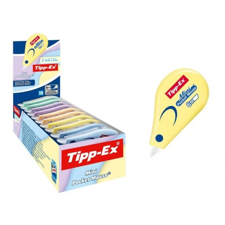 CORRETTORE NASTRO TIPP-EX POCKET PASTEL 