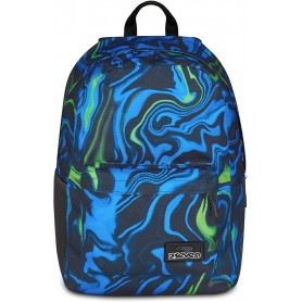 ZAINO SEVEN ISCHOOLPACK CON POWERBANK E USB  NTEGRATI BLU/VERDE