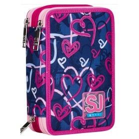ASTUCCIO 3 CERNIERE SJ DOODLE HEART TRIP
